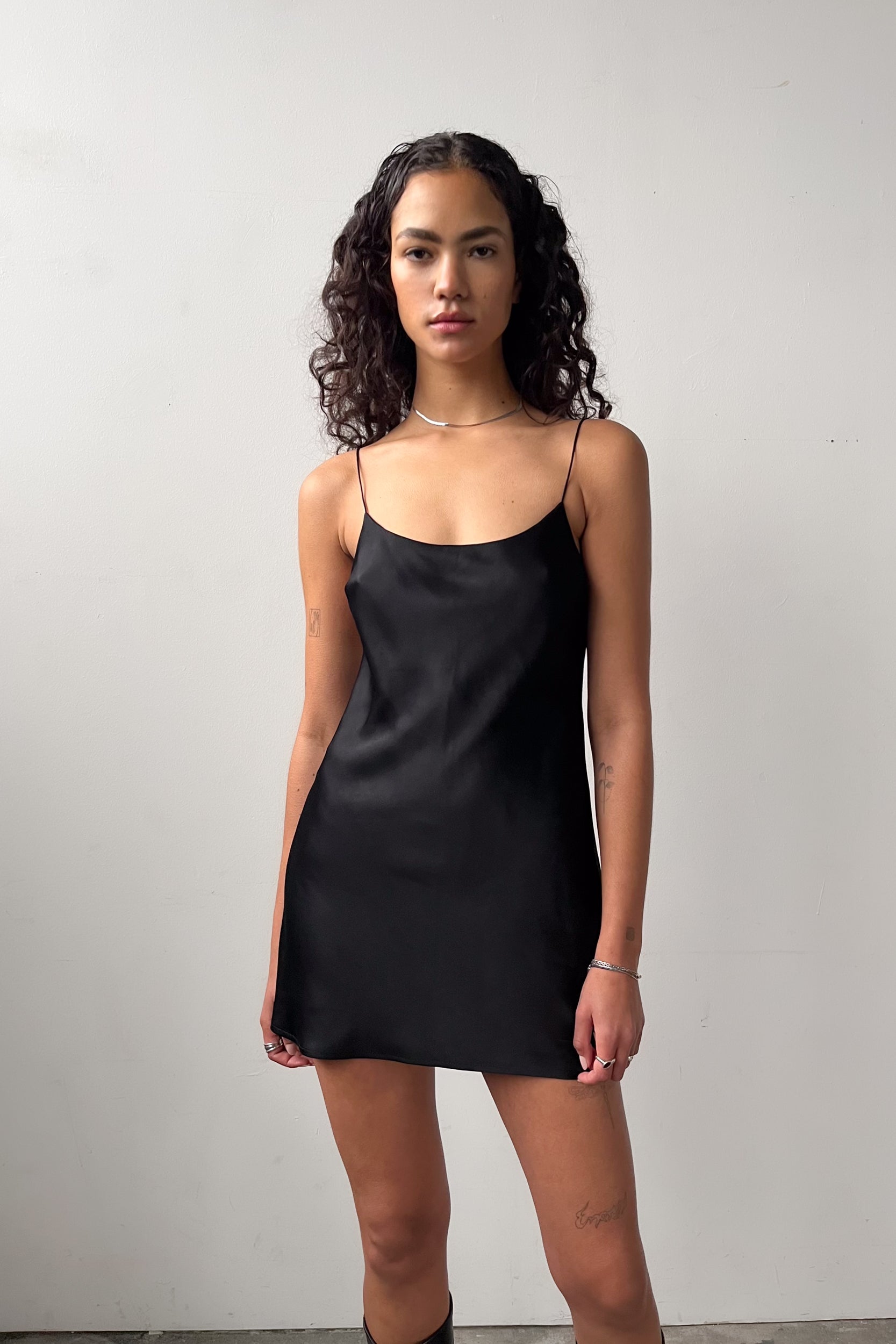 Backless Short Slipdress