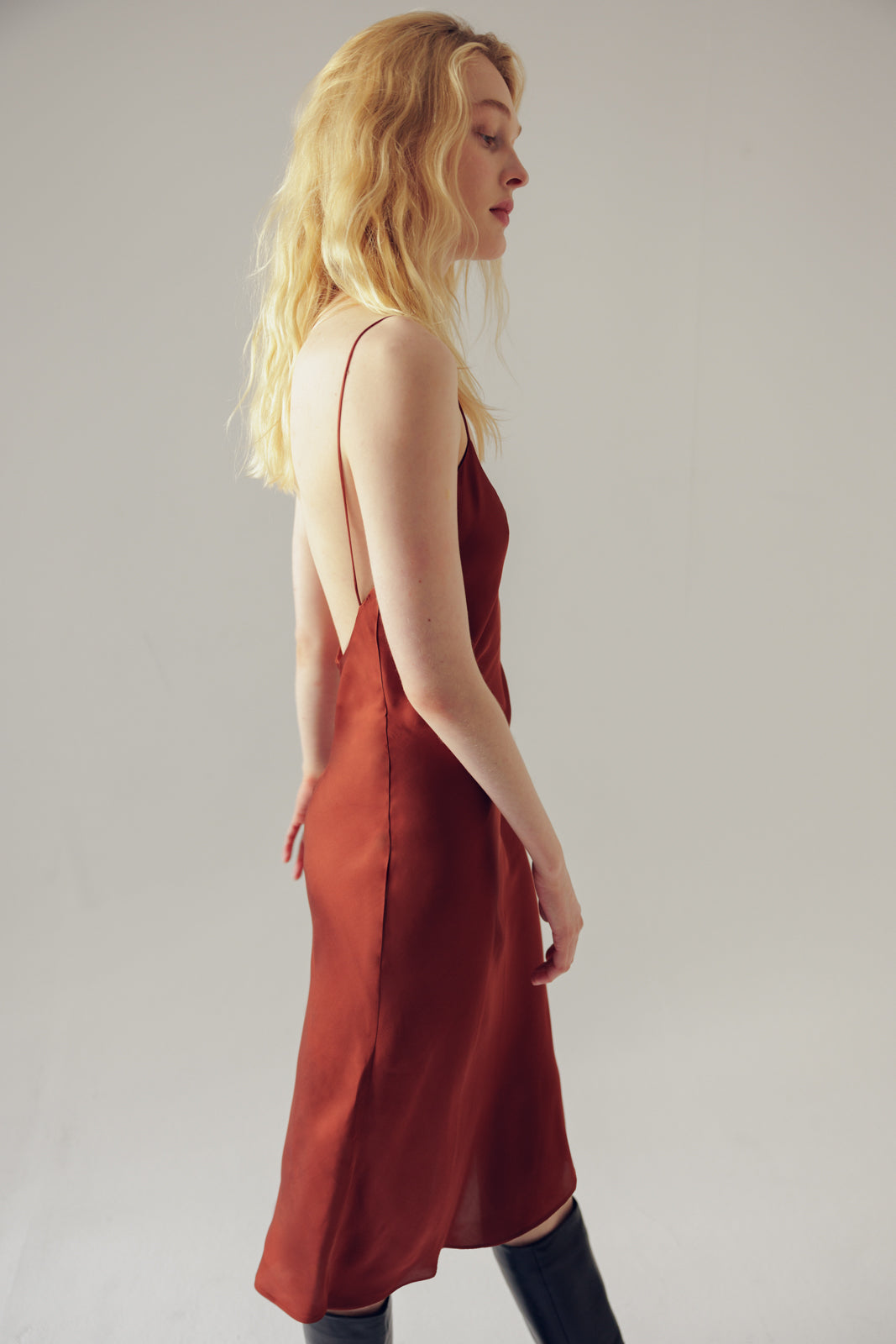 Backless Long Slipdress